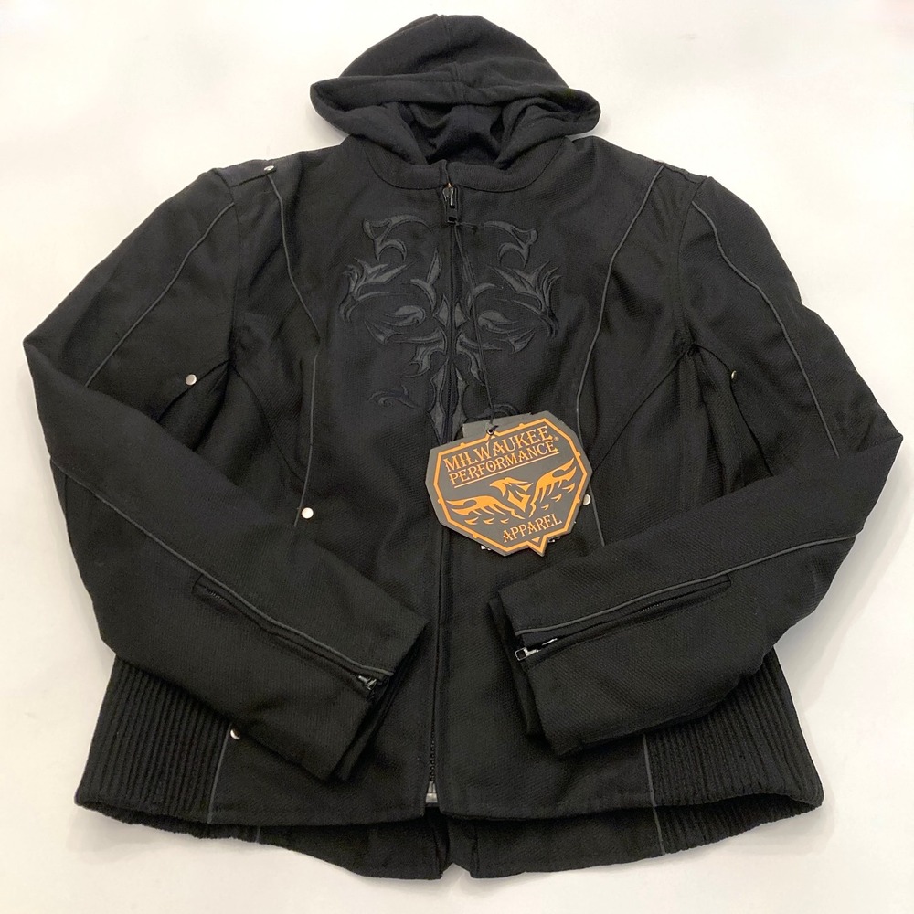 Milwaukee Performance Apparel Textile Motorcycle Jacket Lined SH1939 Womens L